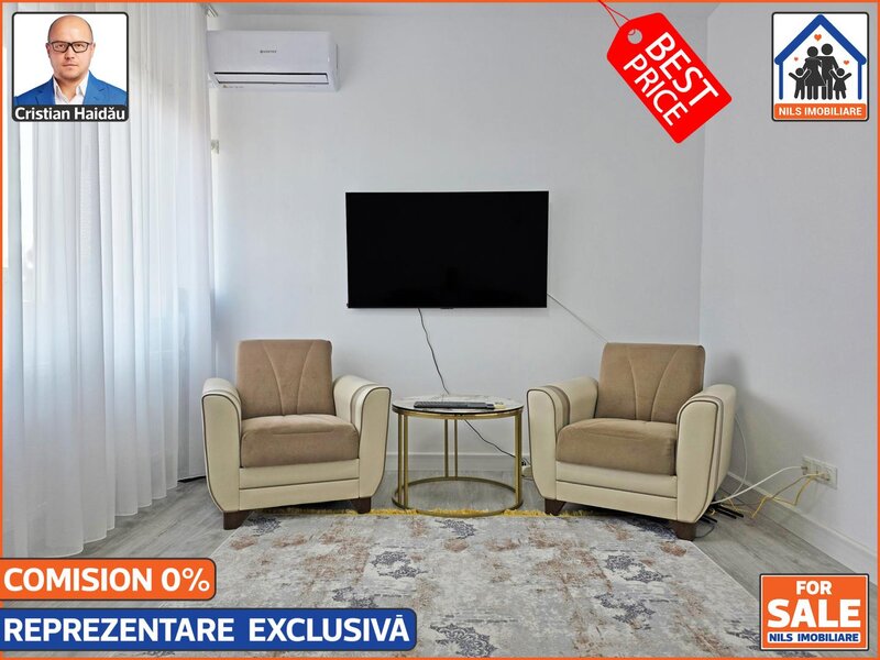 Damaroaia, apartament 2 camere, renovat, mobilat, utilat, parcare, sector 1